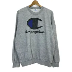 Champion　スウェット　90s vintage　90年代　長袖　トレーナー　トップス　クルーネック　裏毛　ブランドロゴ　プリント　日本製　アメカジ　古着