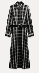 タグ付き) ザラ CHECK シャツ ONE PIECE