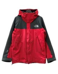 ザノースフェイス THE NORTH FACE MOUNTAIN JACKET マウンテン ジャケット ダブルジップ SUMMITシリーズ アウトドア アウター 灰 赤 NP15600 ジャケット ロゴ レッド Lサイズ 104MT-2392
