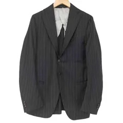 美品 エムズブラック コスチューム メタルボタン ウール ダブル