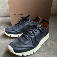 BUTTERO Carrera レザースニーカー size38 Vibramソール ブッテロ カレラのサムネイル