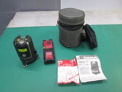 可動品 STS 鉛直レーザー 墨出器 OLP-2 専用ケース付き 箱 固定ベルト