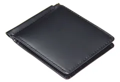 《送料無料＆税込価格》《新品未使用》《数量限定》《特別価格》United HOMME -President-！馬革ホースハイド！牛革リザード型押し加工！紳士必携品！薄型！カード収納！マネークリップ！札ばさみウォレット　UHP-1001　ブラック