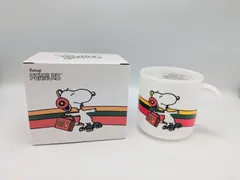 スヌーピー　キャラクター　マグカップ　耐熱ガラスマグ　RAINBOW　ピーナッツ