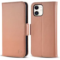 iPhone 12 Pro ケース 手帳型 レザー調 カード収納 スタンド機能