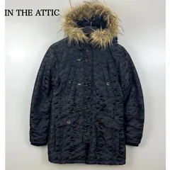 IN THE ATTIC 00sb y2k archive Fur fireman coat L インジアティック 迷彩 ファーフード ファイヤーマンコート アーカイブ 平成 お兄系