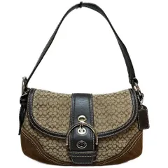 COACH コーチ ショルダーバッグ ワンショルダーバッグ ソーホー ミニシグネチャー スエード レザー F10925 ブラウン
