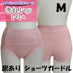 訳あり T/Cベア天美腹ショーツガードル M ショーツガードル ガードルショーツ ショーツ ガードル 1枚履き ぽっこりお腹 お腹 ヒップ 引き締め パワーネット レディース 婦人