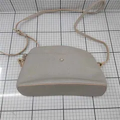 ◇ Θ 【ケイト・スペード Kate Spade】フラワーモチーフ ショルダーバッグ ベージュ系 レディース E  【1509190050332】