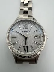 ◾️【ジャンク・訳あり】SEIKO セイコー ルキア 1B35-0AY0 電波ソーラー ラメ文字盤 レディース腕時計