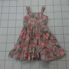◇ ⊂ ワンピース ベベ BeBe Petits Pois Vert 1282-42582 花柄ワンピース ピンク系 130 キッズ E  【1510290000318】