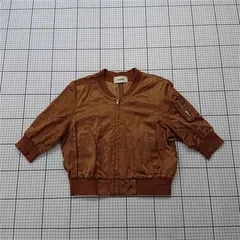 ◇ ⊇ スナイデル snidel SWFJ174016 MA-1風ブルゾン ブラウン系 レディース Fサイズ E  【1510290015459】