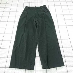 ◇ ⊇ ユニクロ×コントワー・デ・コトニエ UNIQLO Comptoir des Cotonniers ワイドパンツ S ブラック系 レディース E  【1510290015084】