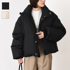 AMI ALEXANDRE MATTIUSSI アミパリス ダウン アウター AMI DE COEUR ダウンジャケット FJK832 PL0039 レディース アウター アイボリー ブラック 防寒