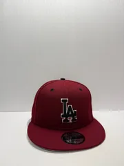 Newera ロサンゼルスドジャース 9fifty スナップバックキャップ レッドカラー