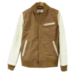 定価33,000円◆URBAN RESEARCH 袖革 メルトン スタジャン 羊革 THERMOLITE アーバンリサーチ メンズ