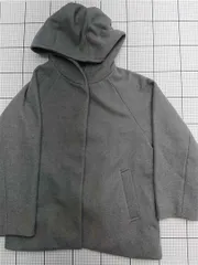 ◇ ⊇ グローバルワーク GLOBAL WORK フード付きコート グレー系 Mサイズ レディース E  【1511100011159】