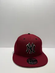 Newera ニューヨークヤンキース 9fifty スナップバックキャップ レッドカラー