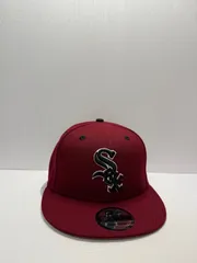 Newera シカゴホワイトソックス 9fifty スナップバックキャップ レッドカラー