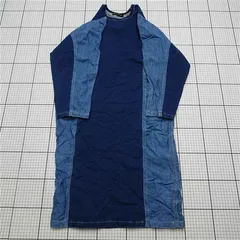 ◇ ⊇ ワンピース グラニーブランケット Granny Branket デニム切替ワンピース Mサイズ レディース E  【1511110023753】