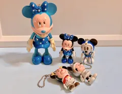 ディズニー ミッキーミニー チャーム キーホルダー セット