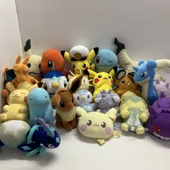 ◆ 【ジャンク品】 19点 まとめ商品 ポケモンぬいぐるみ 雑貨など ピカチュウ ミミッキュ ニャスパー テラパゴス ヌオー ニャース他 現状品 5.3kg