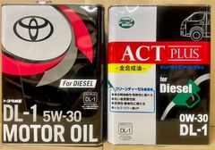 トヨタ　DL-1 4L ディーゼル オイル 2缶セット トヨタ DL-1 4L ディーゼル オイル 2缶セット - メルカリ
