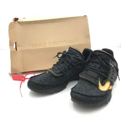 【中古】【メンズ】NIKE ナイキ × OFF-WHITE オフホワイト コラボ THE TEN AIR PRESTO AA3830-002 エアプレスト スニーカー 靴 【160-250112-hi-27-TAG】