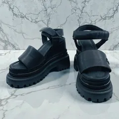 YELLO イエロー PLATFORM SANDALS 厚底サンダル　ブラック　S　23cm相当