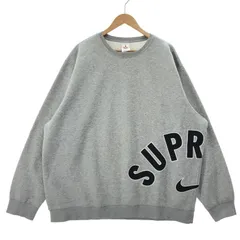 【中古】Supreme × NIKE 22SS Arc Crewneck スウェット XL グレー シュプリーム ナイキ[10]