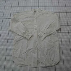 ◇ Θ アーバンリサーチドアーズ URBAN RESEARCH DOORS バンドカラーシャツ DR26-23T108 メンズ Mサイズ ホワイト系 E  【1511120010248】