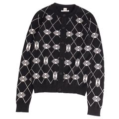 HERMES 2020SS エルメス カシミヤ レザーニット カーディガン M - メルカリ