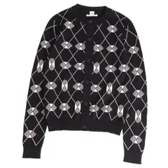 美品 エルメス HERMES カーディガン 20AW ニット 総柄 カシミヤ トのサムネイル