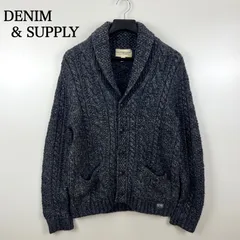 DENIM & SUPPLY Ralph Lauren shawl collar knit cardigan M デニムサプライ ラルフローレン ショールカラー コットン アクリル ニット カーディガン アメカジ