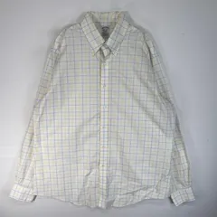 古着 ブルックスブラザーズ Brooks Brothers 長袖シャツ チェック REGENT ボタンダウン L  ホワイト系 マルチカラー メンズ