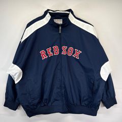 Majestic MLB レッドソックス 刺繍 ナイロンジャケット スタジャン