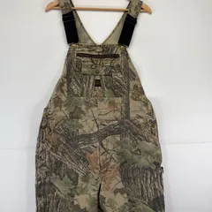 古着 90's/90年代 リバティ LIBERTY オーバーオール リアルツリーカモフラ 迷彩 ワーク ポケット ワンポイント マルチカラー メンズ