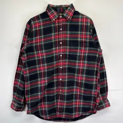 古着 80's/80年代 ヴィンテージ エルエルビーン L.L.Bean 長袖シャツ チェック柄 アウトドア 胸ポケット ネルシャツ M マルチカラー メンズ