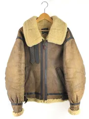 【現状渡し品】AVIREX アヴィレックス USA製 B-3 MOUTON BOA FLIGHT JACKET 33H5595 AC-17755 ムートン ボア フライトジャケット アウター 【145-250706-rt-09-tag】