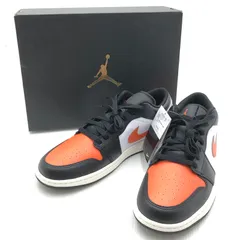 【中古美品】NIKE ナイキ AIR JORDAN 1 LOW SHATTERED BACKBOARD 553558-081 ナイキ エアジョーダン1 ロー シャッタード バックボード スニーカー 靴 【160-250728-rt-01-tag】