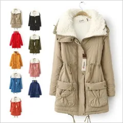 アウター 中綿ジャケット 中綿コート モッズコート 裏ボアコート ロング丈 防寒 裏起毛 厚手 冬 ゆったり レディース