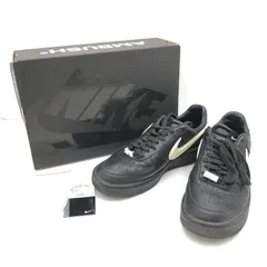 【中古品】AMBUSH アンブッシュ × NIKE ナイキ コラボ AIR FORCE 1 LOW BLACK DV3464-001 エアフォース1 ロー ブラック スニーカー 靴 【160-250828-rt-12-tag】