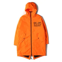 DSQUARED2 ディースクエアード コート オレンジ サイズ:46 | 25周年記念 ロゴプリント ネオンカラー フィッシュテール モッズコート | アウター ジャケット 上着【メンズ】【中古】のサムネイル