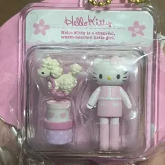 サンリオ パッケージ チャーム ミニチュア キーホルダー ロングレッグ ハローキティ