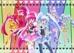 最終価格】ヒーリングっど♡プリキュア 等身大タペストリー 『4人