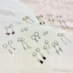 282 イヤークリップ 14個 リング タイプ アクセサリーまとめ売り イヤリング フープ