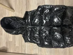 ZARA 光沢 ダウンベスト L