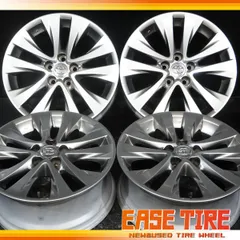 【snow様 お取り置き】トヨタ 20系アルファード 純正ホイール 18×7.5J +45 114.3 5H 平座 4本 アルファード ヴェルファイア ハリアー カムリ等