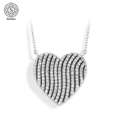 【人気沸騰ハートデザイン】モアサナイト ネックレス／1.13ct／シルバー925 土台／ゴールド・シルバー2色／GRA鑑定書付き／レディース プレゼントにも◎