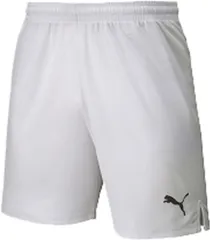 プーマ PUMA サッカー LIGA ゲームパンツ コア ボトムズ 半ズボン ハーフパンツ ロゴ 練習 試合 クラブ 部活 トレーニング 吸水速乾 ランニング ジム スポーツウェア  729971 04 プーマ ホワイト×プーマ